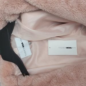 Brand new men pink fashion Nova coat.